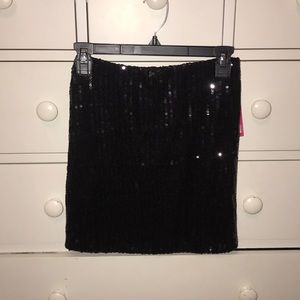 Sequined Fitted Skirt